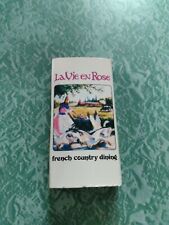 Vintage Matchbook Ephemera Collectible A21 Brea California rose art French picture