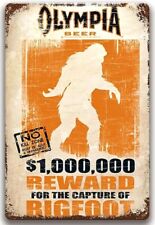 *NEW* Bigfoot $1,000,000 Reward Tin Sign 8x12 picture
