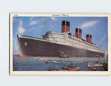 Postcard Queen Mary Cunard White Star Line picture