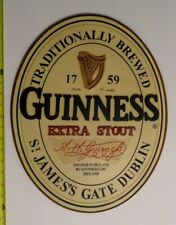 Guinness Extra Stout Ireland 3D Oval Wooden Beer Tavern Sign Man Cave Bar Decor picture
