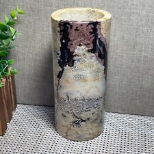 750g Chinese Painting Stone Quartz Crystal Carving Pen holde home decor  A3 picture