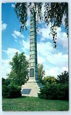 ALTON, Illinois IL ~ CONFEDERATE MONUMENT c1960s Madison County Postcard picture