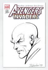 Avengers Invaders #1 (2008) Sketch Cover by Joe Rubinstein picture