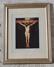 Crucified Christ by Diego Velazquez – Sacred Art Print/ Framed/ 12'' x 15'' picture