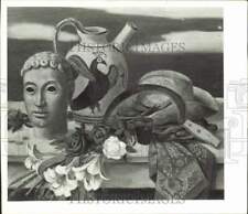 1945 Press Photo Jean Paul Slusser painting, won the Anna Scripps Whitcomb Prize picture