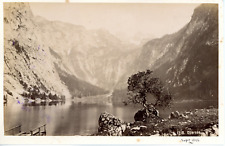 Germany, Obersee, 1896 Vintage Albumen Print, Albumin Print 9x15 Cir picture