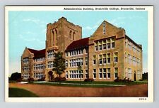 Evansville, IN-Indiana, Evansville College Administration , Vintage Postcard picture