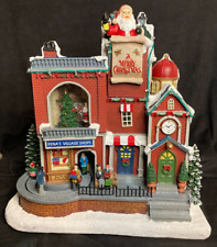 Carole Towne Fena's Village Shops Christmas Santa Animated LED Musical picture