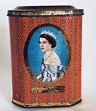 British Royals ROWNTREE YORK QUEEN ELIZABETH Coronation Souvenir Tin 1953 picture