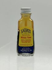 Antique Vintage Prohibition Era Whiskey Flavor Extract Unopened Salvati Brand NY picture