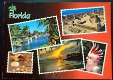 1980s “Florida” Multiple Views, Sandcastle, Shells, Beaches, Birds  picture