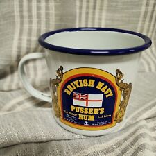 British Navy Pusser's Rum Enameled Metal Cup, Tortola, British Virgin Islands picture