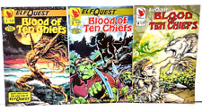 ElfQuest Blood Of Ten Chiefs Issues 1 2 And 4 Warp Graphis Comics 1993-1994 picture