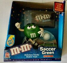 Vintage Collectible M&M’s Soccer Green Dispenser in Original Packaging picture