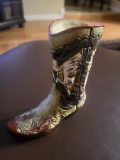 Miniature Cowboy Boot - Beautifully Hand Painted picture
