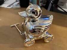 Reed and Barton Silver Plate Duck Bank  Preowned In Great Condition SOLID picture