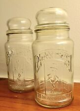 Two Vintage Planters Peanut Jars w/ Stoppers picture