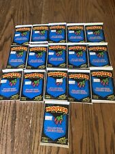 16 SEALED NEW 1991 Monster in my Pocket Trading Card Packs NOS HTF w/ Stickers picture