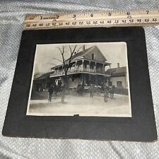 Antique Mounted Photograph: General Store with 5 Cent Cigars - Horse & Buggy picture