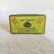 Vintage The Greys Virginia Major Drapkin Litho Tobacco Tin Box London TB1090 picture