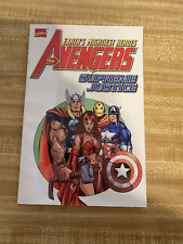 AVENGERS SUPREME JUSTICE 1ST PRINT 2001 GRAPHIC NOVEL picture