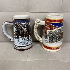 Two Budweiser Steins Vintage Collection picture