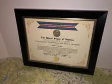 CIA - INTELLIGENCE COMMEMORATIVE MEDAL OF MERIT CERTIFICATE Type-1 picture