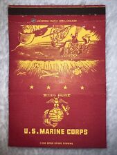 Vintage Matchbook Cover US Marine Corps picture