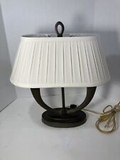 Vintage 1970’s Robert Abbey Table/Desk Lamp-Classic Bronzed 2 Horn Design 19x18” picture