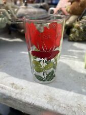 Vintage 4.5 Inch Rose Swanky Swig Glass Mint #4 picture