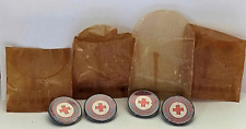American Red Cross Lapel Lot Arc Embroidered ~ With Original Cellophane bags picture