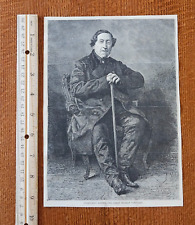Harper's Weekly 1867 Sketch Print Gioacchino Rossini The Great Italian Composer picture