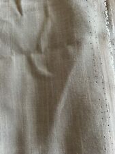Vintage 1970s Linen Blend Drapery Lining Tan Taupe 7 Yard Bolt EXCELLENT Quality picture