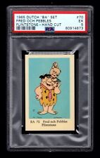 PSA 5 FRED FLINTSTONE & PEBBLES 1965 Dutch Gum Card 