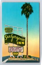 Banning CA-California, San Gorgonia Inn, Advertisement, Vintage Postcard picture