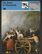 BATTLE OF MONMOUTH 1778 Revolutionary War Molly Pitcher STORY OF AMERICA CARD picture