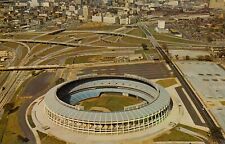 ATLANTA STADIUM ‘Home of the Braves’ GEORGIA c1966 Vintage POSTCARD Aerial View picture