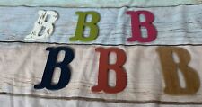 6 NEW Monogram “B” Magnets Various Colors & Styles Distressed NWOT picture