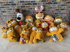 vintage garfield plush lot of 17 odie valentines 1978-1982 picture