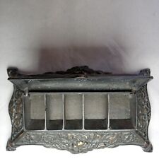 Antique  Brass Stamp Box  Very Rare And Ornate Box  picture