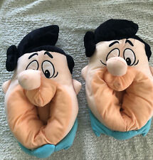 1994 Fred Flintstone Slippers L 9-10 Great Condition Made for Spencer’s Gifts picture