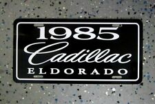 Black 1985 Cadillac ELDORADO license plate tag 85 Eldo Biarritz Caddy picture