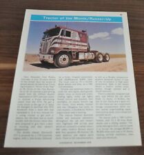 1979 Kenworth 1973 Truck Ad Article Overdrive Magazine W-900 Wrecker picture