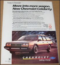 1983 Chevrolet Celebrity Wagon Car Ad Automobile Advertisement Vintage Chevy GM picture