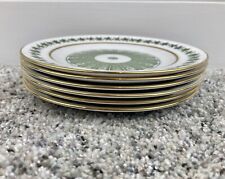 1960s Spode Provence Y7843 Bread Plates - Lot of 6 - 6.25 inches - Green & Gold picture