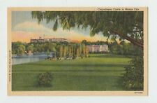 Mexico City Postcard, Chapultepec Castle, Unposted Linen, c. 1939, Curt Teich picture