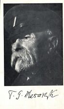 Vintage Postcard 1910's Dr. T. G. Masaryk President Liberator of Czechoslovakia picture