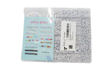 Dowsabel 1520 PCS Letter Beads, 30 Styles Friendship Bracelet Kit, 4x7mm Round picture