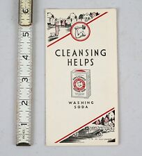 1935 Arm & Hammer Baking Washing Sal Soda Brochure Advertising Cleansing Helps picture
