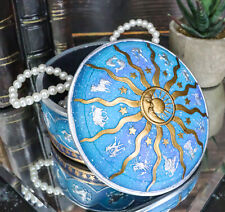 Ebros Greek Zodiac Constellations with Sun and Moon Lid Decorative Trinket Box picture